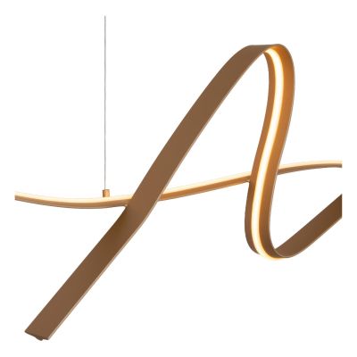 Lucide LAMBADA - Pendant light - LED Dim. - 1x47W 2700K - Champagne Color - Premium